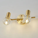 Axyaa Modern Gold Crystal Wall Lamp for Elegant Indoor Lighting