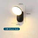 Axyaa Outdoor Sensor Wall Light: Modern, Waterproof Aluminum Design for Garden, Patio, Balcony
