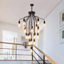 Axyaa Nordic Stair Chandelier Living Room Bedroom Dining Room Pendant Lights Ceiling Light