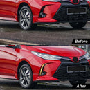 Axyaa LED Daytime Running Light DRL Front Bumper for Toyota Yaris Vios 2020-2022