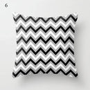 Axyaa Grey Family Pillowcase Square Cushion Cover for Home Office