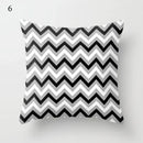Axyaa Grey Family Pillowcase Square Office Cushion Cover