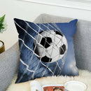 Axyaa Sports Pillow Cover for Bed, Car, and Sofa - Basketball Soccer Theme