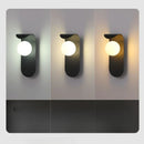 Axyaa Glass Ball LED Wall Sconce for Bedroom Living Room Stair Corridor