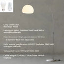 Axyaa Modern Minimalist LED Floor Lamp for Living Room Bedroom Reading