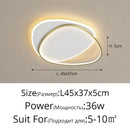 Axyaa Modern LED Ceiling Light with Remote Control - Nordic Style Home Decor