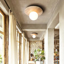 Axyaa Stone Travertine LED Chandelier: Elegant Marble Lighting for Home Décor