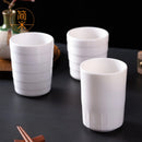 Axyaa Porcelain Style Melamine Tea Mugs, Thick Plastic Water Cup Kitchen Drinkware