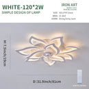 Axyaa Smart Fan Light Remote Control Ceiling Fan Light Silent Luster