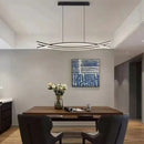 Nordic Modern Axyaa Chandelier Geometric Minimalist Table Light Bar Dining Room Lamp