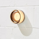 Axya Modern Round Glass Wall Sconce for Corridor, Bedroom, Loft Decor