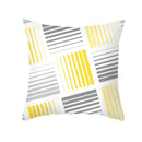 Yellow Gray Geometric Print Pillow Cover 45*45cm for Axyaa - Home Decor Essential