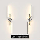 Axyaa LED Wall Lamp Remote Dimming Modern Minimalist Bedroom Sconce TV Sofa Light