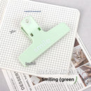 Axyaa Magnetic Paper Clip Holder Retro Color for Office School Fridge Documents
