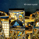 Axyaa Crystal LED Wall Sconces Gold/Chrome Metal Lighting Fixture