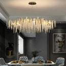 Axyaa Gold Aluminium Branch Pendant Light - Modern Indoor LED Chandelier