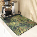 Axyaa Christmas Tree Printed Kitchen Drying Mat