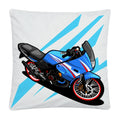 Axyaa Motorcycle Cartoon Plush Pillowcase Home Sofa Car Decor 45x45 cm
