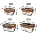 Axyaa Stainless Steel Food Container with Leak-Proof Lid for Fresh Food Storage