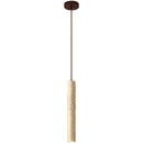 Axyaa Yellow Cave Stone Led Pendant Lamp for Elegant Decor