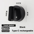 Axyaa Rechargeable LED Spot Wall Lamp with Touch Switch and Rotatable Magnetic Design