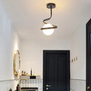 Axyaa Modern Nordic LED Ceiling Light for Bedroom Living Cloakroom Corridor