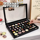 Axyaa Medal Display Box: Dust-Proof Storage for Pins, Brooches, and Jewelry