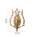 Axyaa Crystal Leaf Wall Lamp - Nordic Modern Luxury for Home Decor