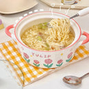 Axyaa Kawaii Flower Ramen Bowl 800ml