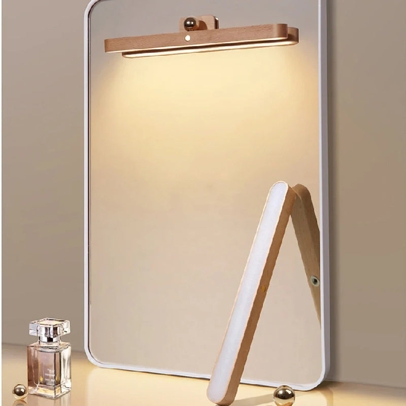 Axya Wooden Mirror Front Fill Light LED Night Light