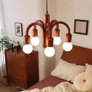 Axyaa Retro Wooden Chandelier Pendant Lamp for Home Decor
