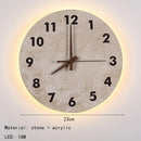 Axyaa Modern Stone LED Wall Lamp 23/30cm for Parlor, Dining, Hotel & Shop