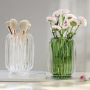 Axyaa Glass Makeup Brushes Holder & Cosmetic Organizer Box