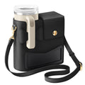 Axyaa Leather Water Bottle Crossbody Bag - Stylish & Spacious Carrier for Women