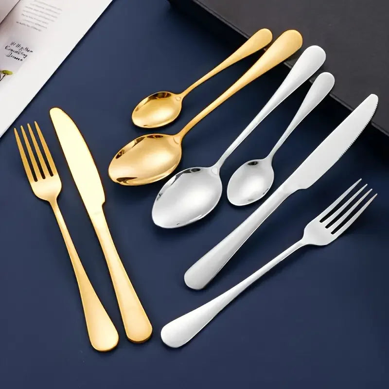 Axyaa 1010 Round Handle Cutlery Set - Ideal for Wedding, Party, Hotel