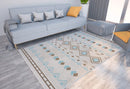 Axyaa Geometric Print Carpet for Boho Home Decor