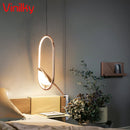 Nordic LED Bird Wall Lamp Rotatable Pendant Light Indoor Decoration Axyaa