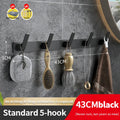 Axyaa Over-the-Door Hooks Storage Shelf - Bathroom Kitchen Wall Hanger Organizer