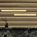 Axyaa Marble LED Pendant Light: Modern Linear Hanging Lamp for Various Spaces