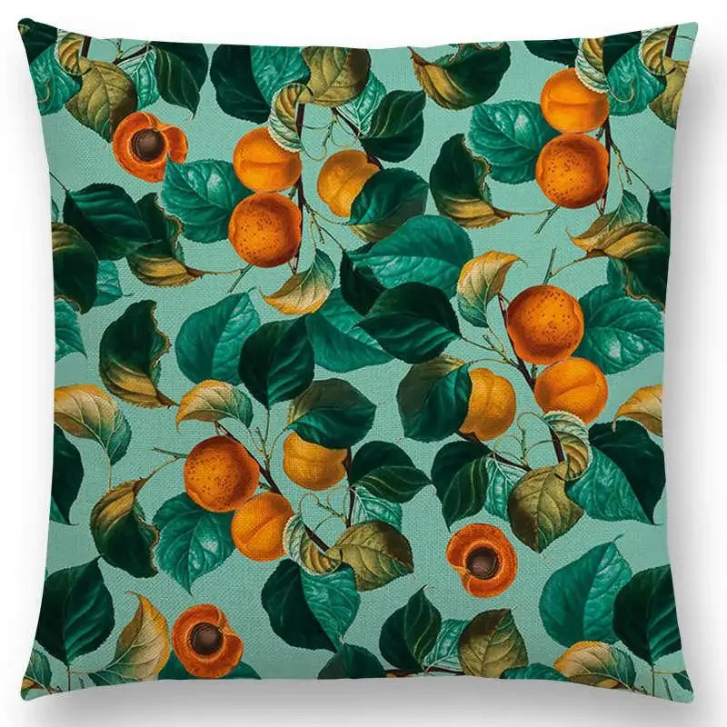 Axyaa Tropical Jungle Garden Throw Pillow Covers