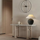 Ceramic Table Lamp Wabi Sabi Retro LED Desk Lighting by Axyaa
