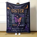 Axyaa Sister Print Flannel Blanket: Soft Cozy Warmth for Home, Travel, and Office