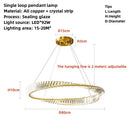 Axyaa Crystal Ceiling Chandelier: Modern Luxury Style for Home Decor and Dining Room Lighting