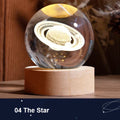 Axyaa Galaxy Planetary Projection Crystal Ball LED Night Light