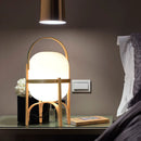 Axyaa Wood Standing Lamp: Modern & Simple Art Table Lighting for Living Room & Bedroom