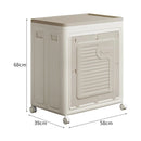 Axyaa Laundry Storage Box with Rollers & Large Capacity for Home Organization