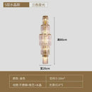 Axyaa Nordic Crystal Wall Sconce Light for Living Room Hallway