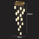 Axyaa Modern LED Pendant Chandeliers for Living Room – Indoor Staircase Hanging Light