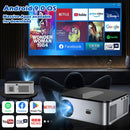 Axyaa 25000 Lumens Android 4K 8K Home Theater Projector, 1000ANSI Full HD, Auto Keystone