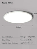 Axyaa UltraThin LED Ceiling Light Remote Control Large Luminous Surface Bedroom Lamp